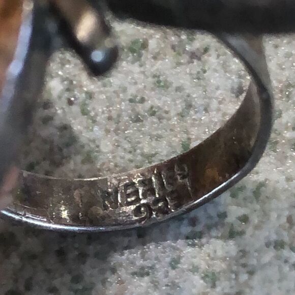 Vintage MEXICO 925 Sterling silver butterfly ring - Picture 2 of 5